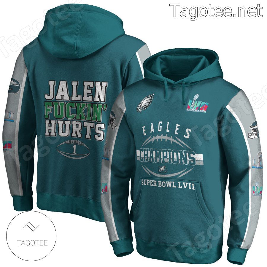 Jalen Fuckin' Hurts 1 Philadelphia Eagles Fan NFL Hoodie