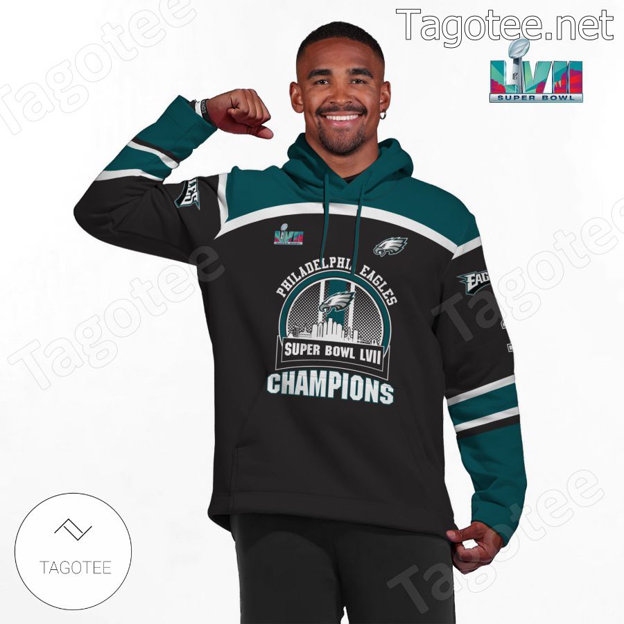 Jalen Hurts 1 Eagles Team Philadelphia Eagles Fan NFL Hoodie a