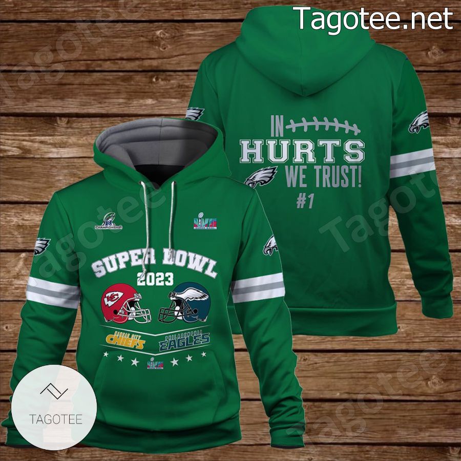 Jalen Hurts 1 In Hurts We Trust Philadelphia Eagles Fan NFL Hoodie