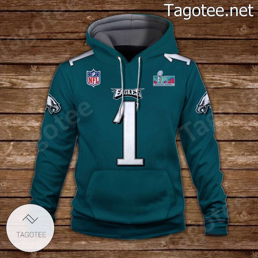 Jalen Hurts 1 It Is Philly Time Philadelphia Eagles Fan NFL Hoodie a