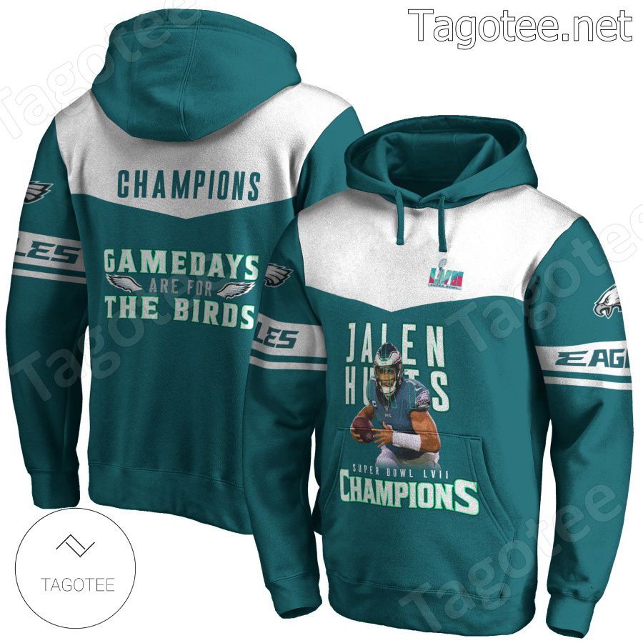 Jalen Hurts Gamedays Are For The Birds Philadelphia Eagles Fan NFL Hoodie