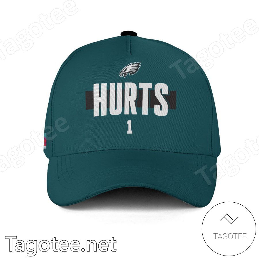 Jalen Hurts Number 1 Super Bowl LVII Philadelphia Eagles Classic Cap Hat