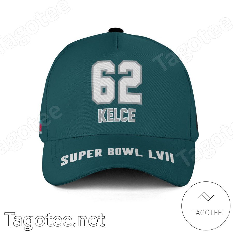 Jason Kelce 62 Philadelphia Eagles 2023 Super Bowl Classic Cap Hat