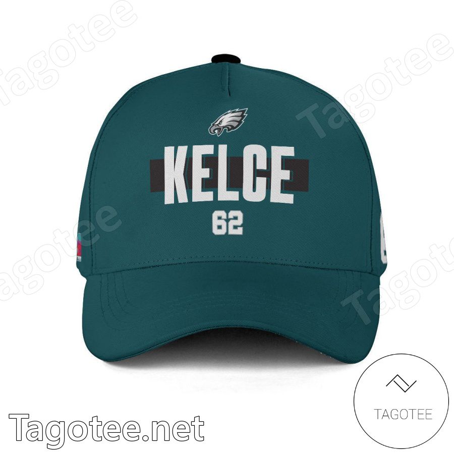 Jason Kelce Number 62 Super Bowl LVII Philadelphia Eagles Classic Cap Hat