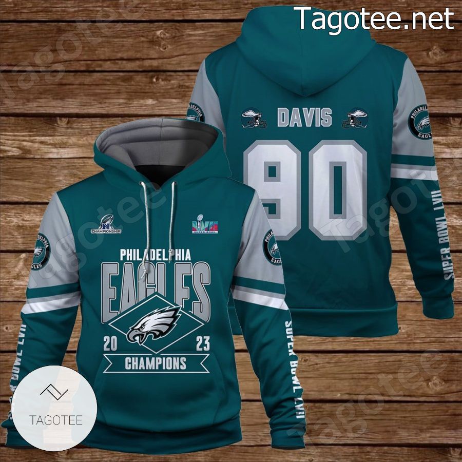 Jordan Davis Philadelphia Eagles Fan NFL Hoodie