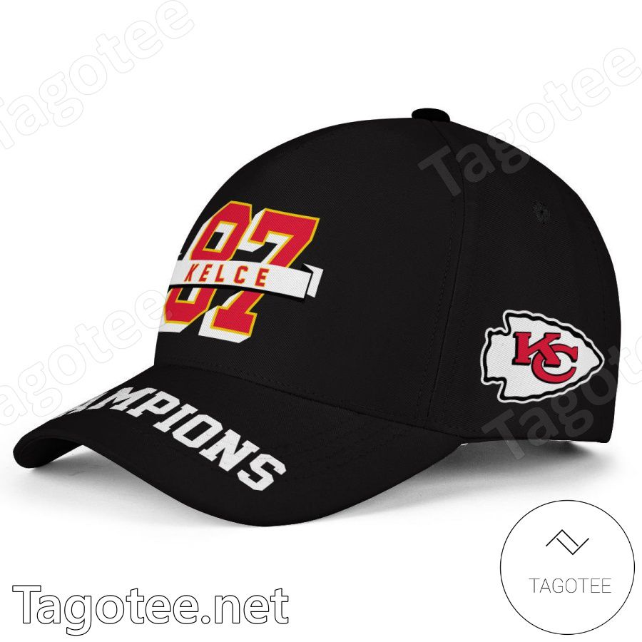 Kelce 87 Champions Kansas City Chiefs Classic Cap Hat a