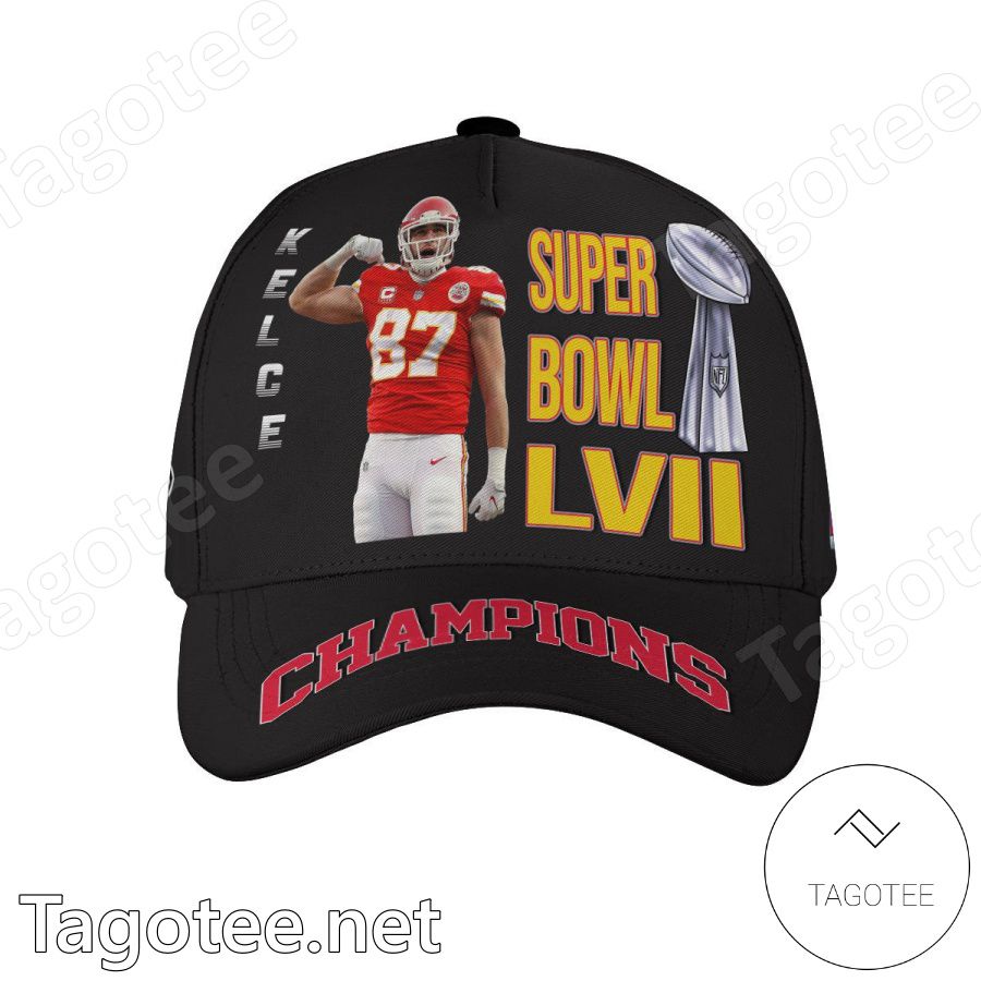 Kelce Kansas City Chiefs Super Bowl LVII Champions Classic Cap Hat