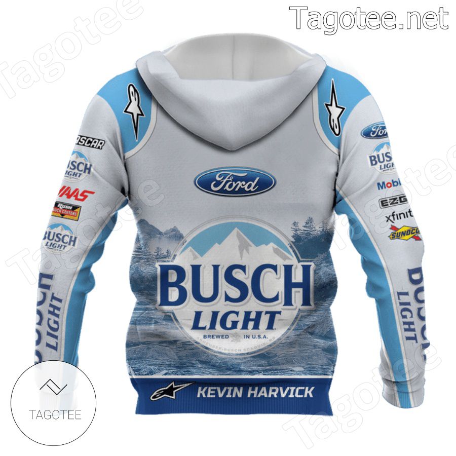 Kevin Harvick Car Racing Busch Light Hoodie a