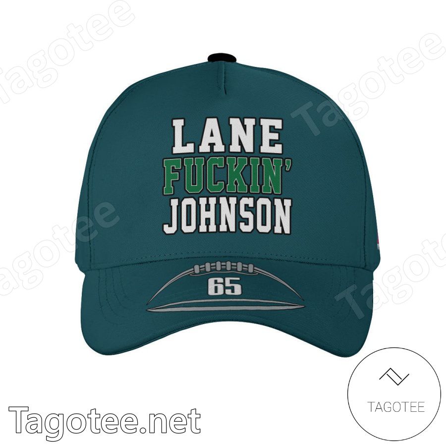 Lane Fuckin Johnson 65 Philadelphia Eagles Super Bowl LVII Classic Cap Hat