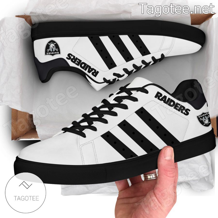 Las Vegas Raiders NFL Logo Stan Smith Shoes - EmonShop a