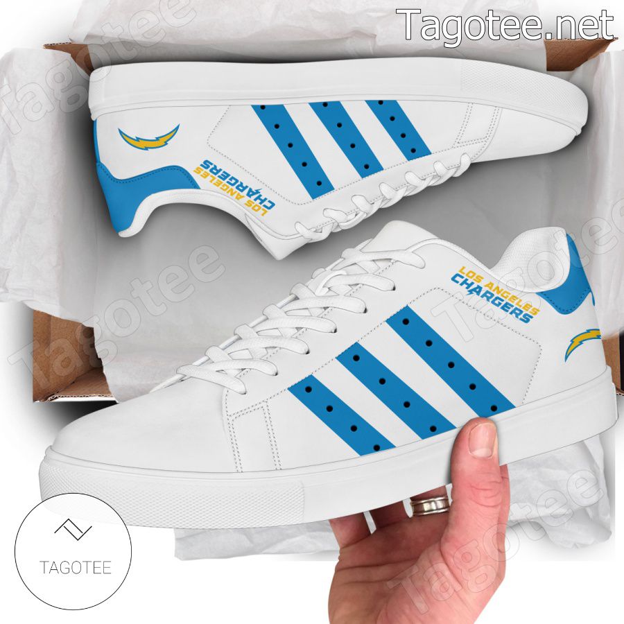 Los Angeles Chargers NFL Logo Stan Smith Shoes - EmonShop a