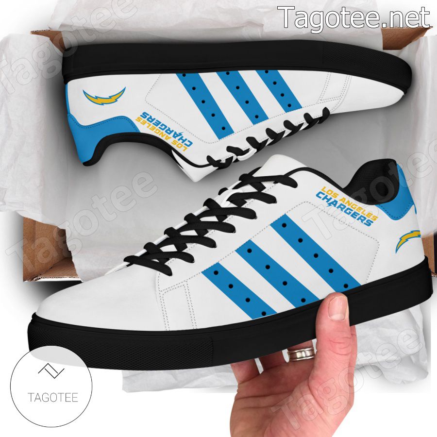 Los Angeles Chargers NFL Logo Stan Smith Shoes - EmonShop