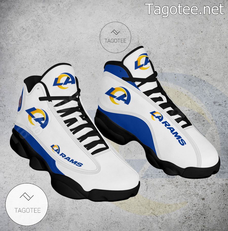 Los Angeles Rams Logo Air Jordan 13 Shoes - EmonShop a