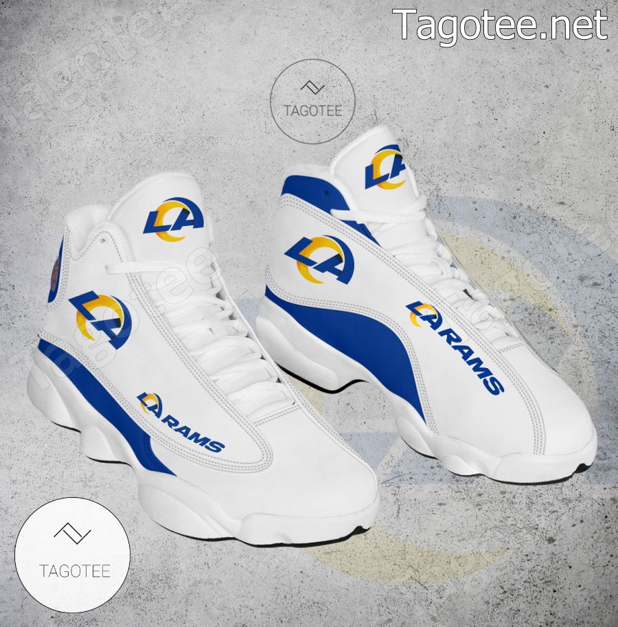 Los Angeles Rams Logo Air Jordan 13 Shoes - EmonShop