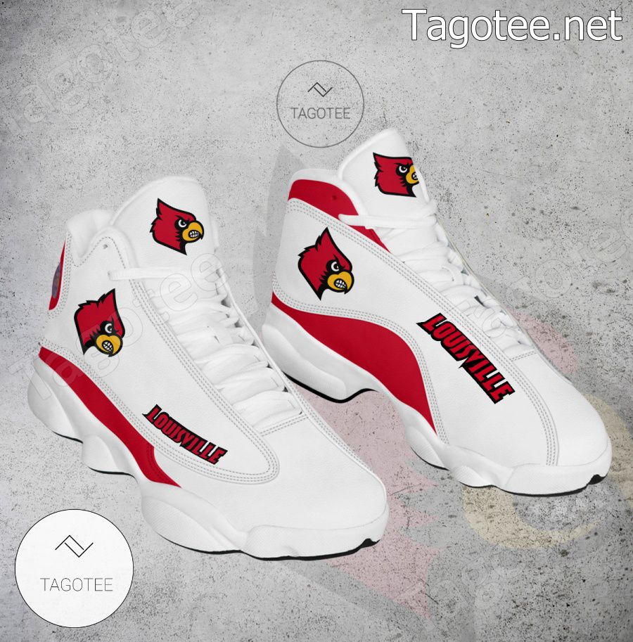 Louisville NCAA Logo Air Jordan 13 Shoes - BiShop