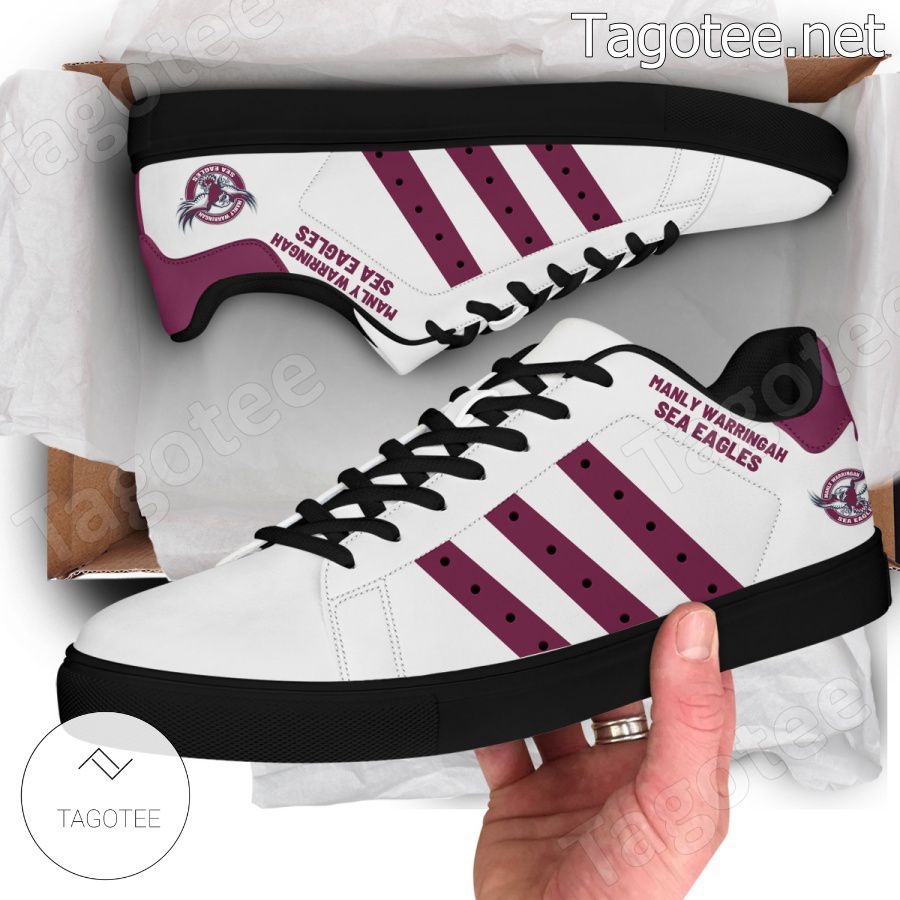 Manly Warringah Sea Eagles NRL Logo Stan Smith Shoes - EmonShop a