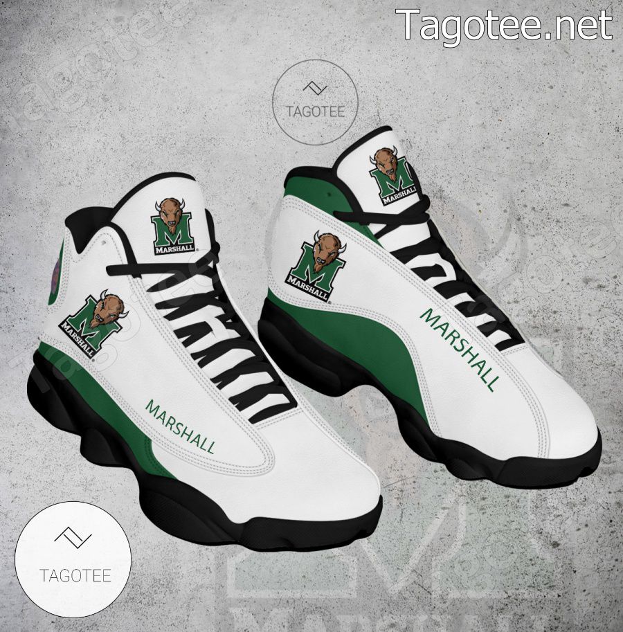 Marshall NCAA Logo Air Jordan 13 Shoes - BiShop a