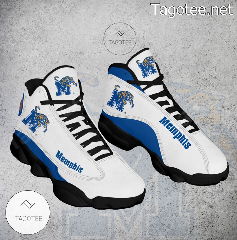 Memphis NCAA Logo Air Jordan 13 Shoes - BiShop a