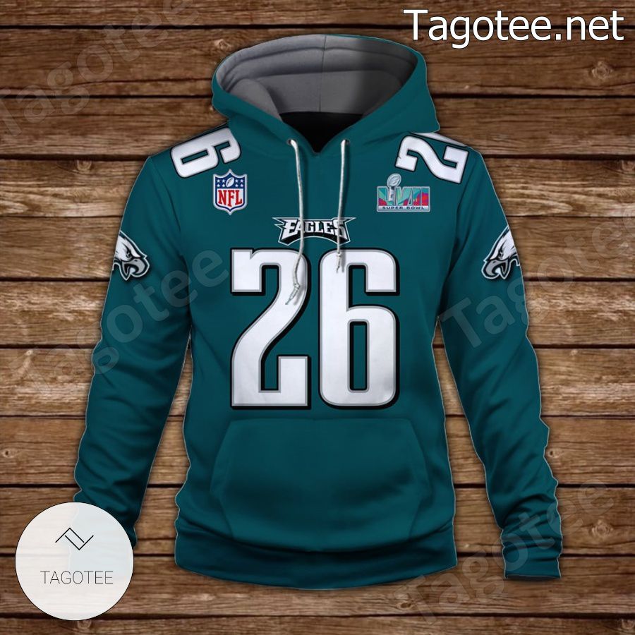 Miles Sanders 26 It Is Philly Time Philadelphia Eagles Fan NFL Hoodie a