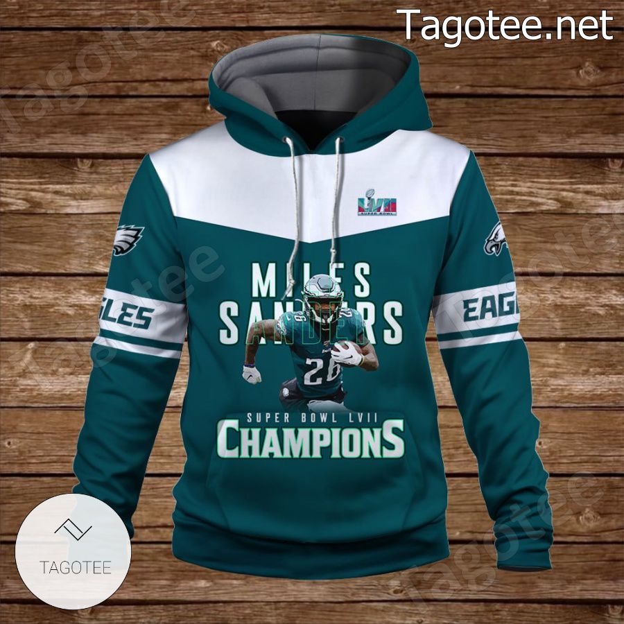 Miles Sanders Gamedays Are For The Birds Philadelphia Eagles Fan NFL Hoodie a