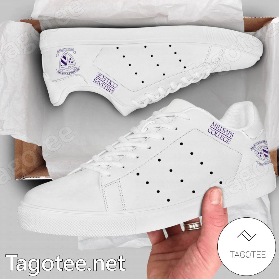 Millsaps College Logo Stan Smith Shoes - EmonShop