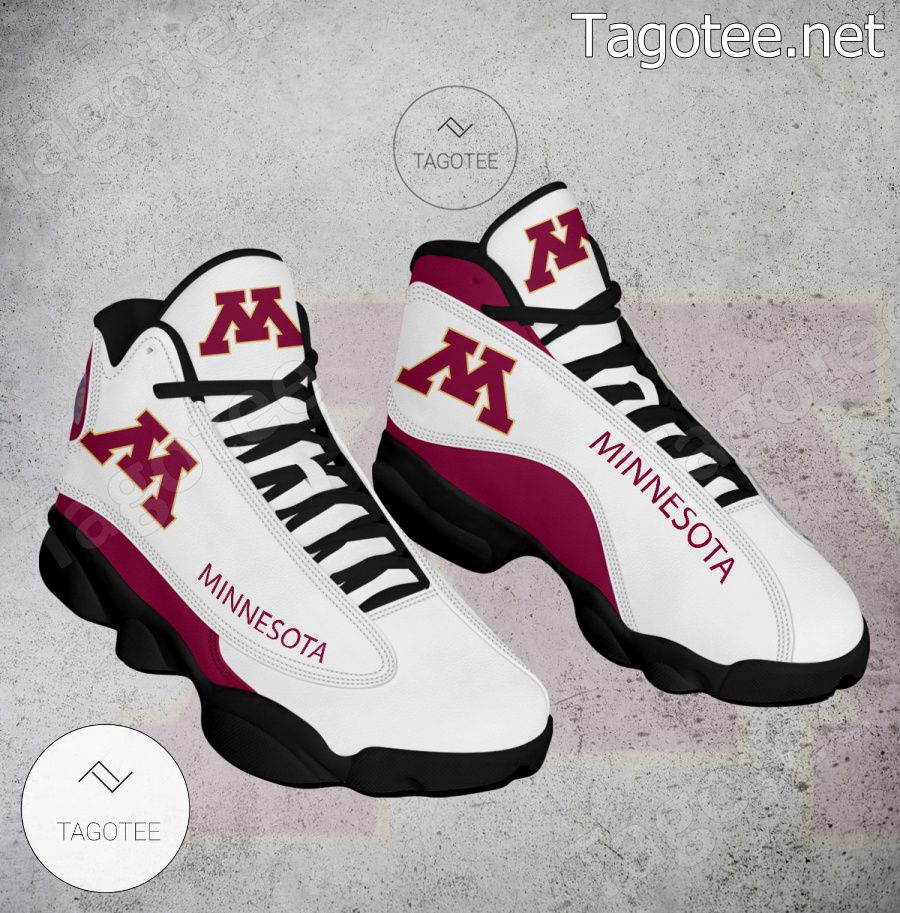 Minnesota NCAA Logo Air Jordan 13 Shoes - BiShop a