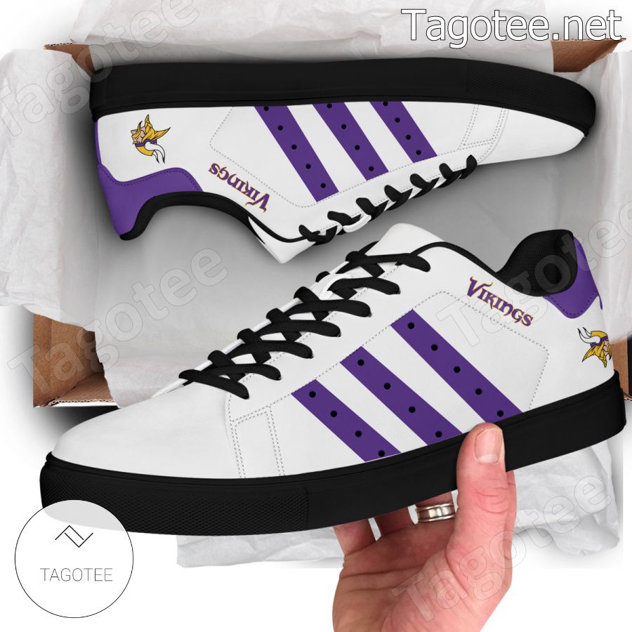 Minnesota Vikings NFL Logo Stan Smith Shoes - EmonShop a