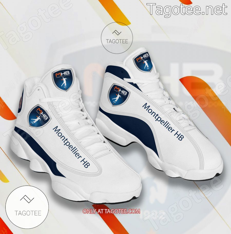 Montpellier HB Handball Logo Air Jordan 13 Shoes - BiShop