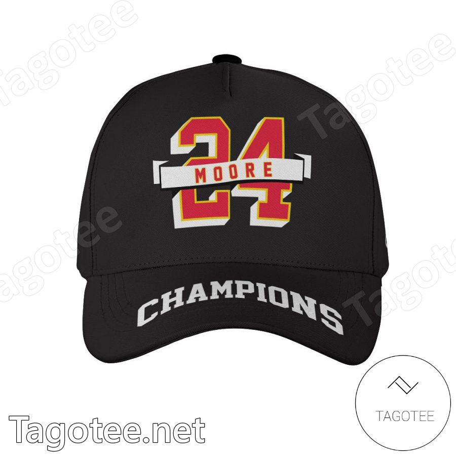 Moore 24 Champions Kansas City Chiefs Classic Cap Hat