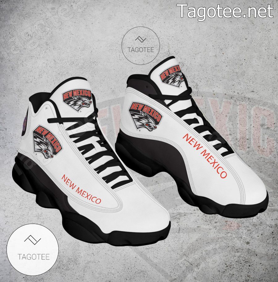 New Mexico NCAA Logo Air Jordan 13 Shoes - BiShop a