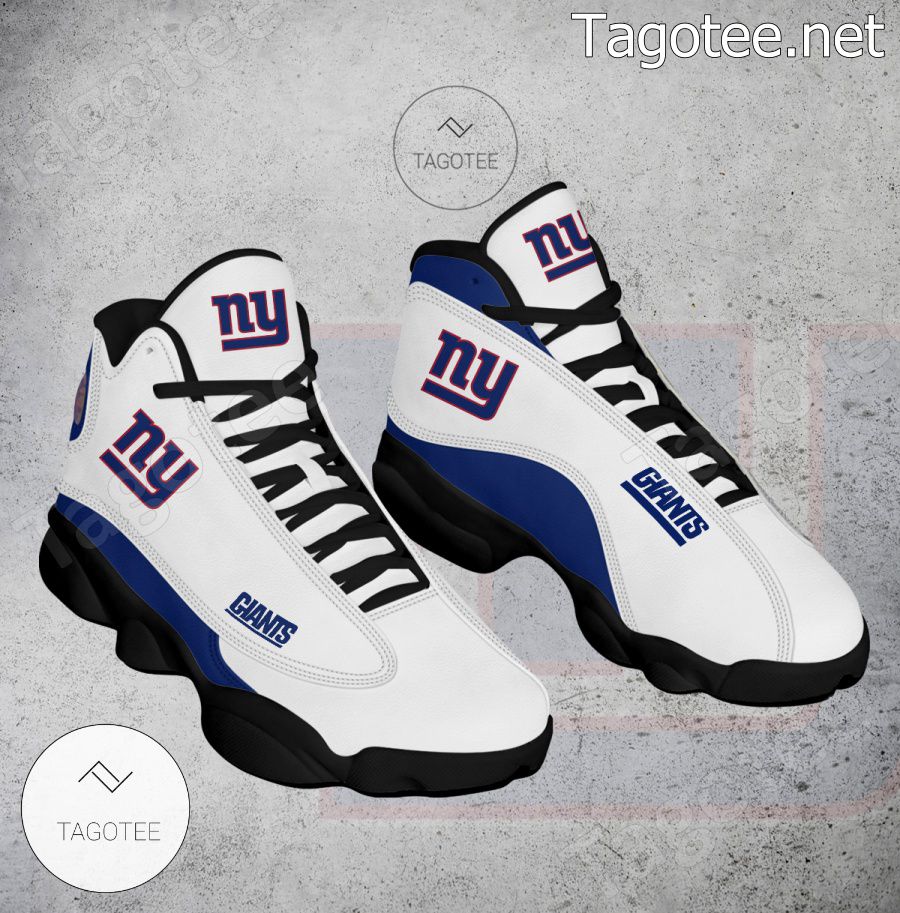 New York Giants Logo Air Jordan 13 Shoes - EmonShop a