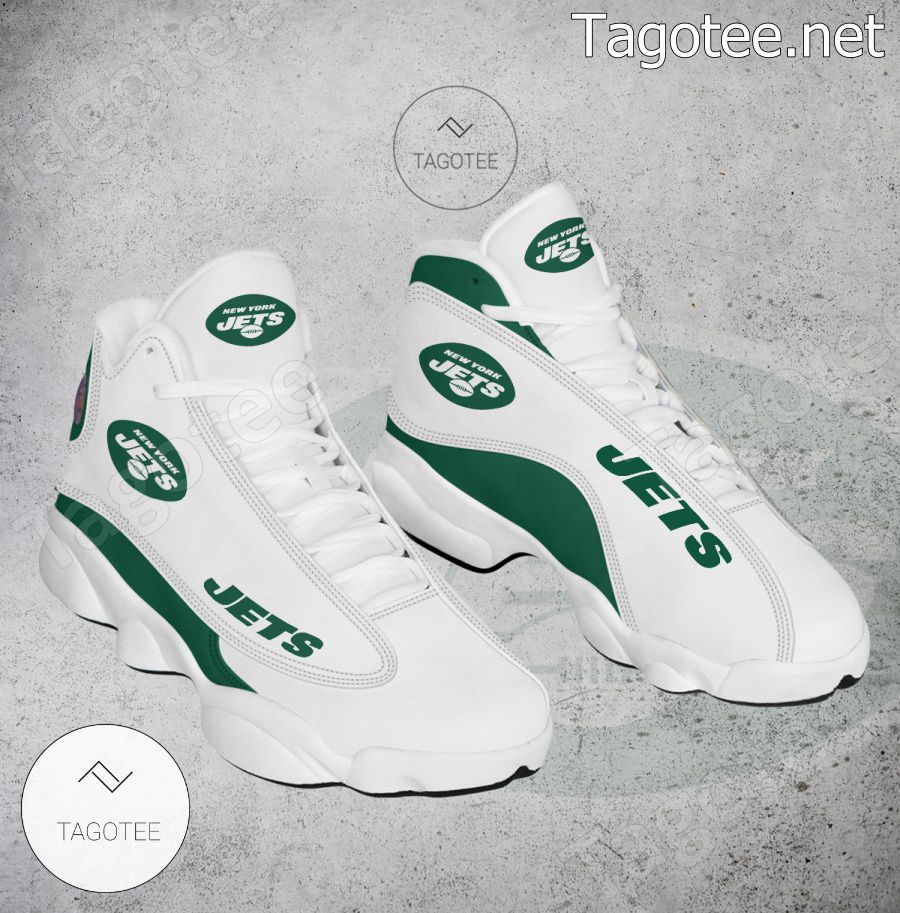 New York Jets Logo Air Jordan 13 Shoes - EmonShop