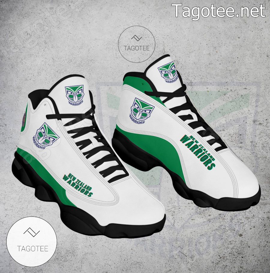 New Zealand Warriors Logo Air Jordan 13 Shoes - EmonShop a