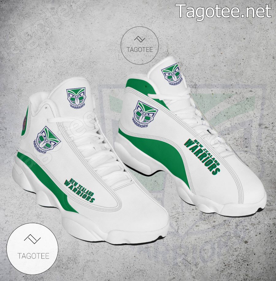 New Zealand Warriors Logo Air Jordan 13 Shoes - EmonShop