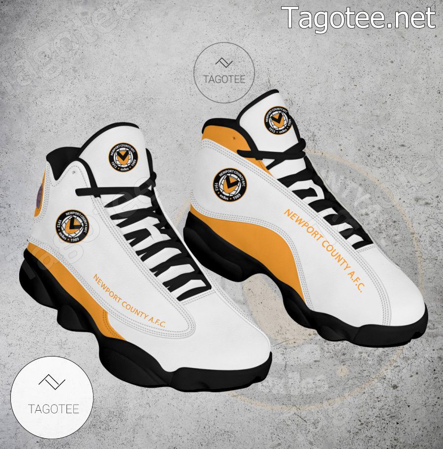 Newport County Logo Air Jordan 13 Shoes - EmonShop a