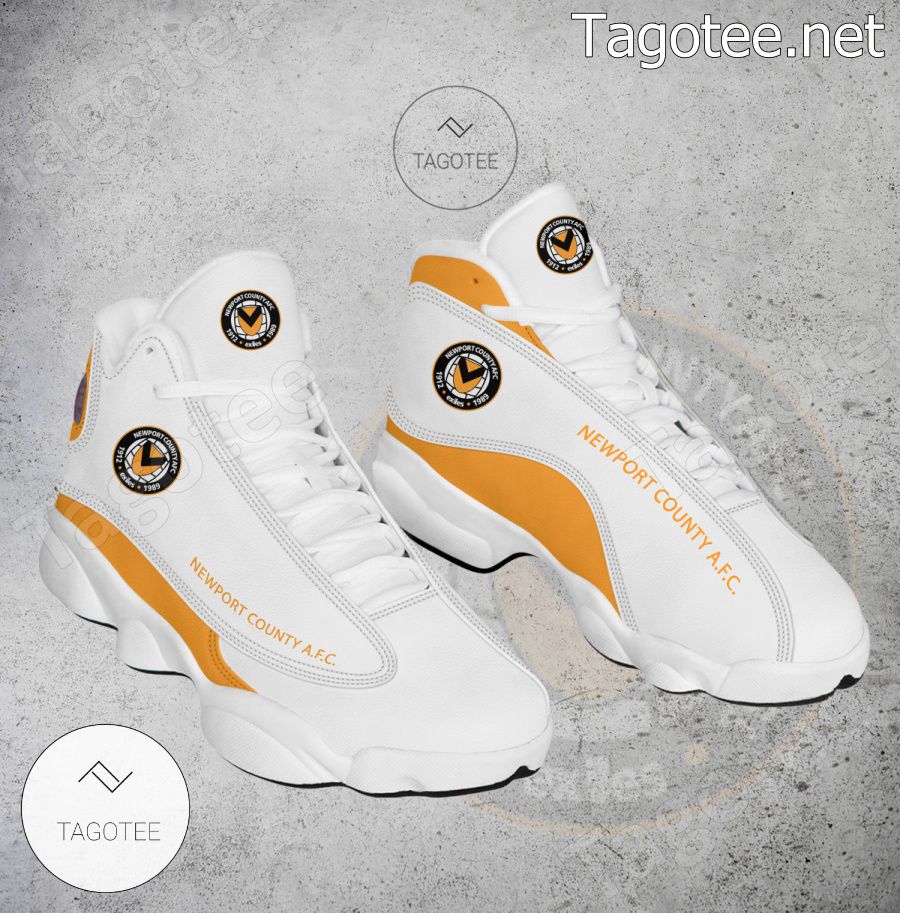 Newport County Logo Air Jordan 13 Shoes - EmonShop