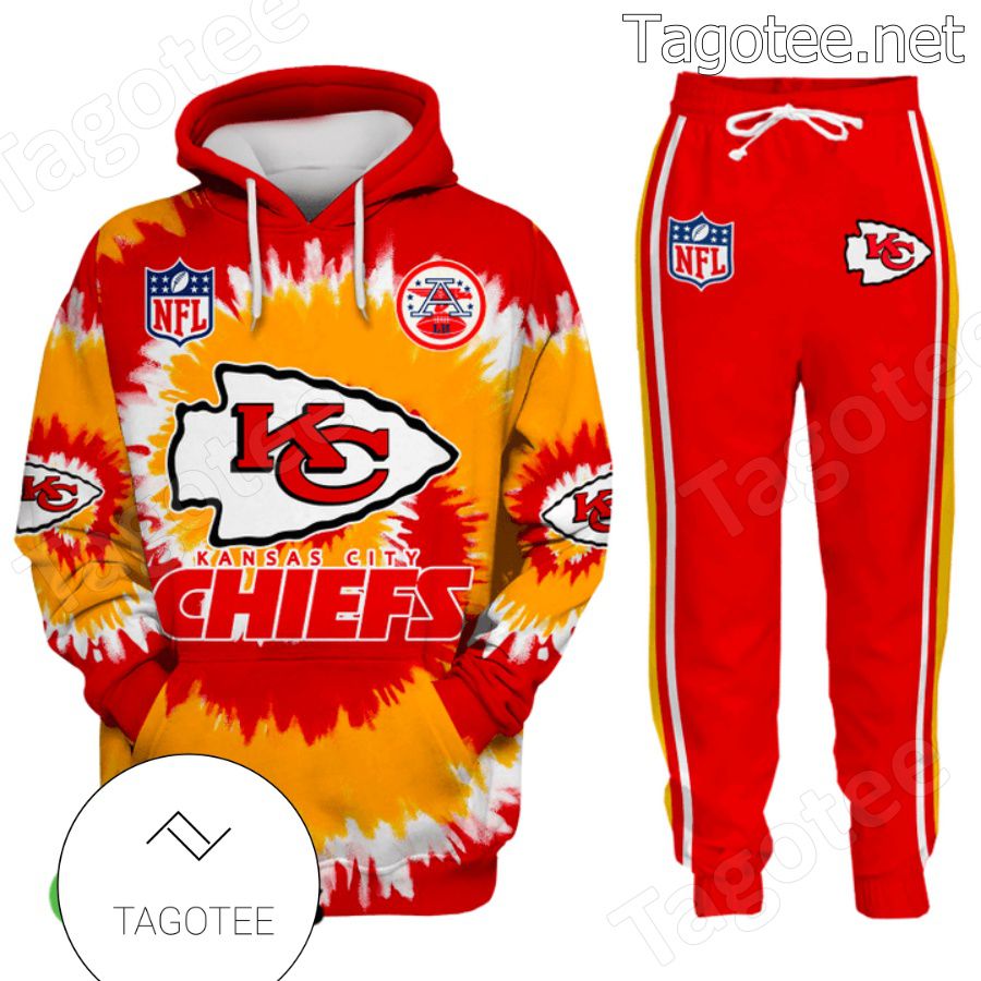 Nfl Kansas City Chiefs Tie Dye T-shirt, Hoodie And Pants