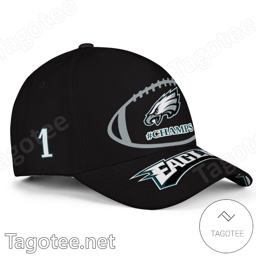 Number 1 Philadelphia Eagles Super Bowl LVII Champs Classic Cap Hat