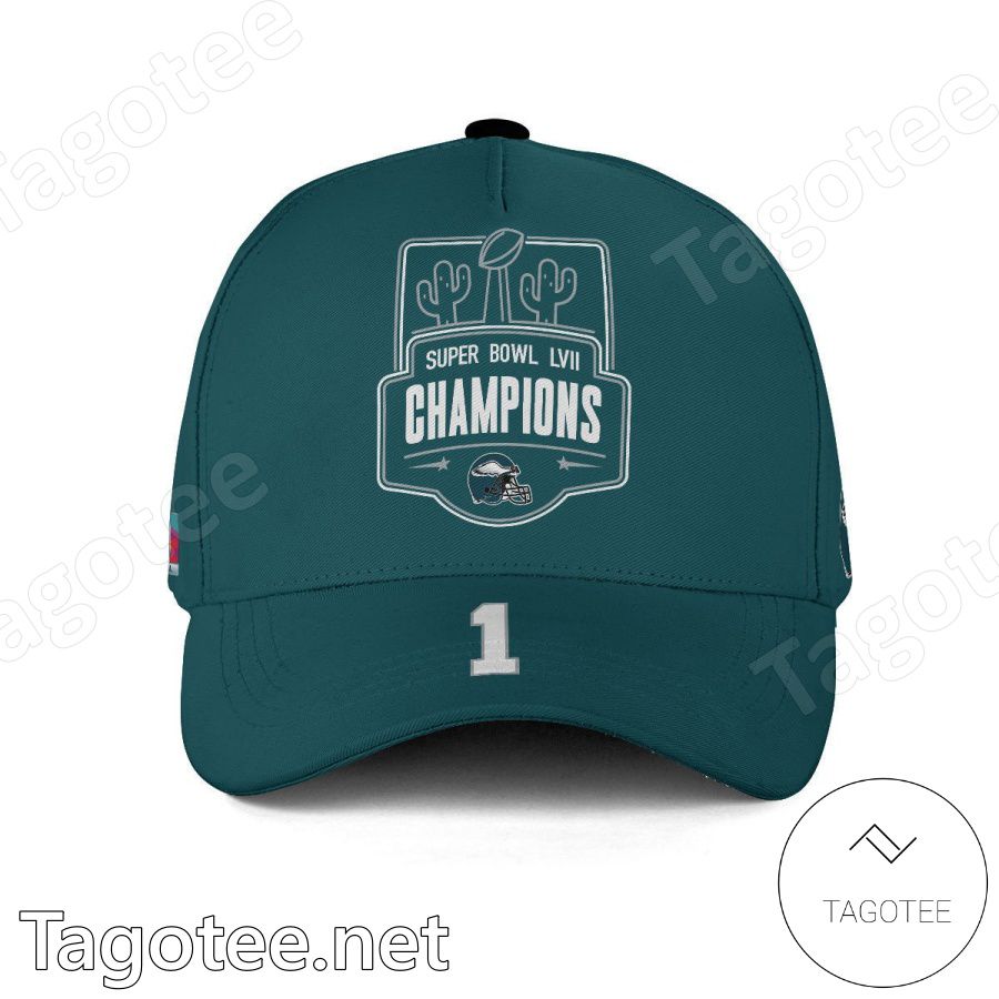 Number 1 Super Bowl LVII Champions Philadelphia Eagles Classic Cap Hat