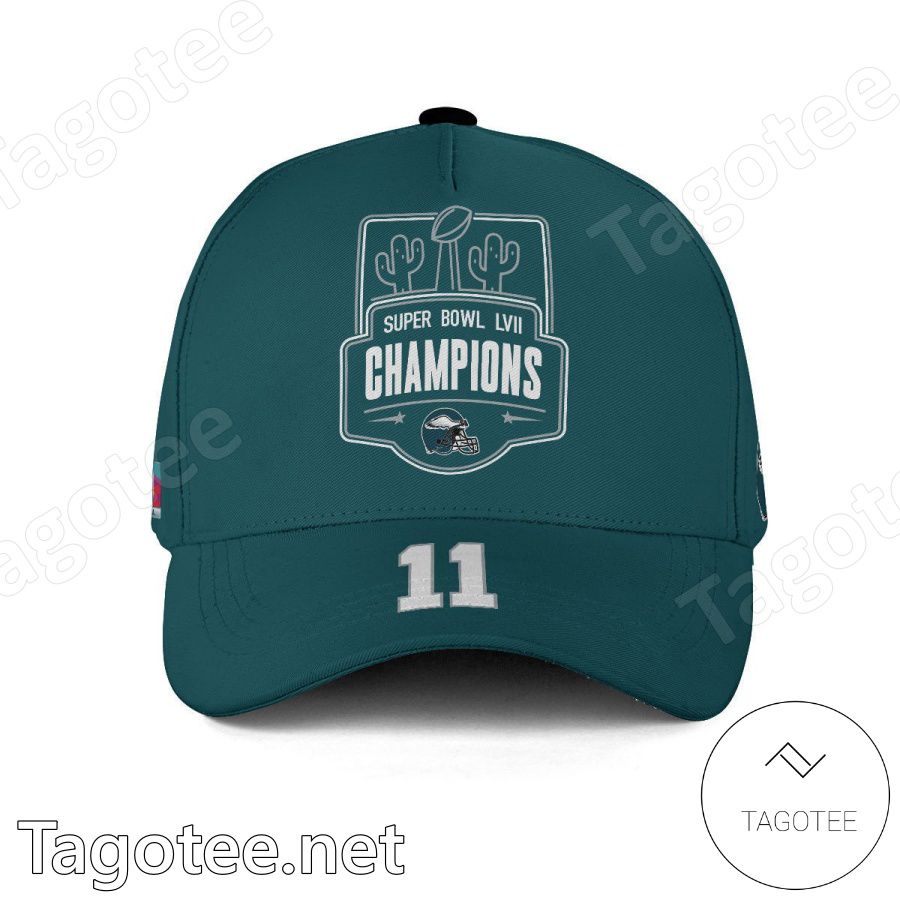 Number 11 Super Bowl LVII Champions Philadelphia Eagles Classic Cap Hat