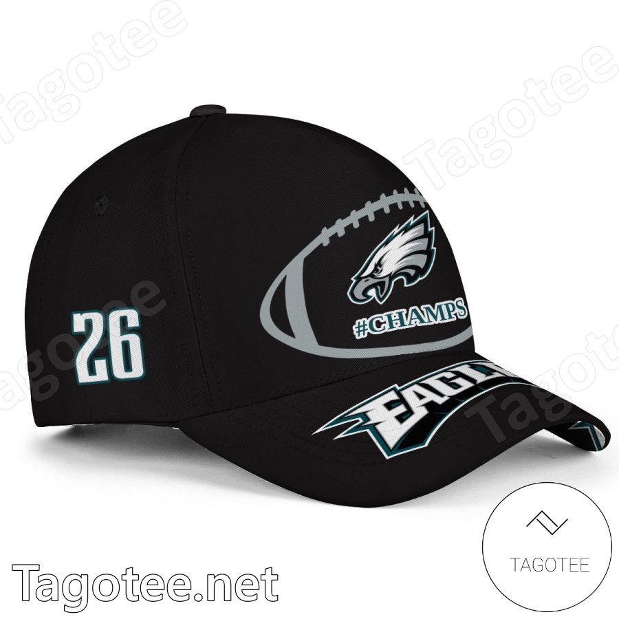 Number 26 Philadelphia Eagles Super Bowl LVII Champs Classic Cap Hat