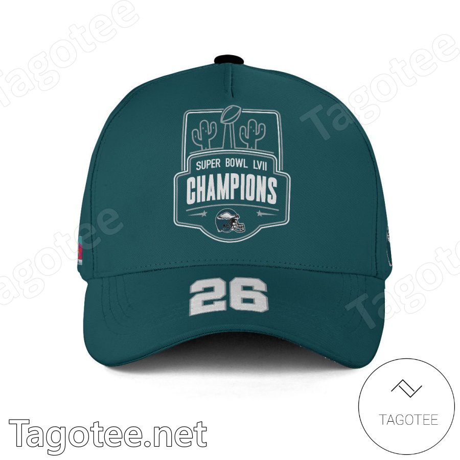 Number 26 Super Bowl LVII Champions Philadelphia Eagles Classic Cap Hat