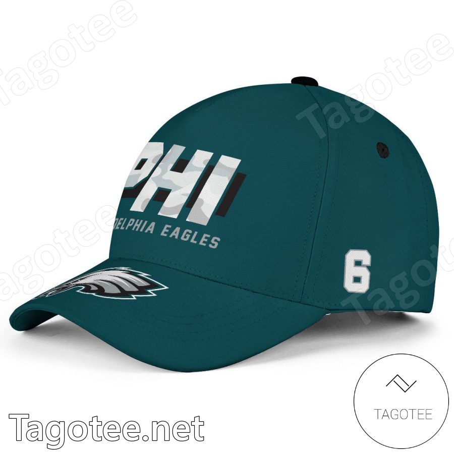 Number 6 Philadelphia Eagles Super Bowl LVII Classic Cap Hat