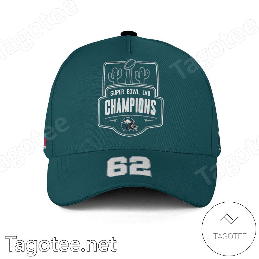 Number 62 Super Bowl LVII Champions Philadelphia Eagles Classic Cap Hat