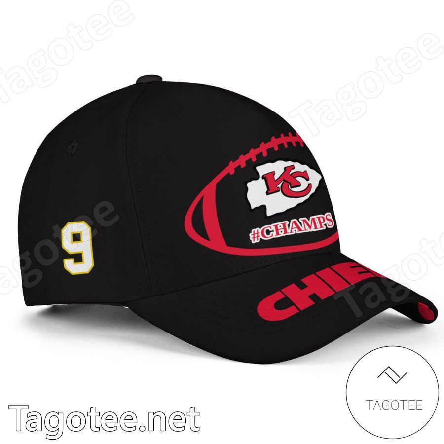 Number 9 Kansas City Chiefs Champs Super Bowl LVII Classic Cap Hat