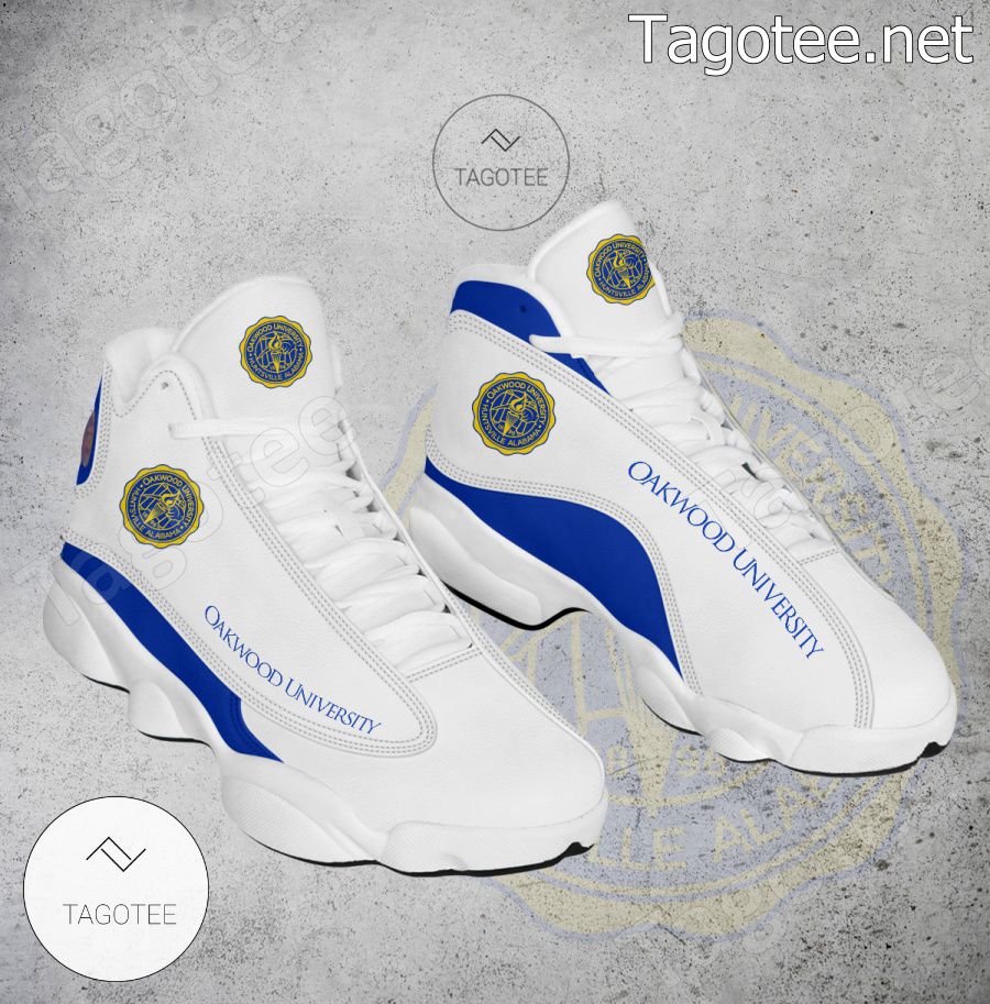 Oakwood University Logo Air Jordan 13 Shoes - EmonShop