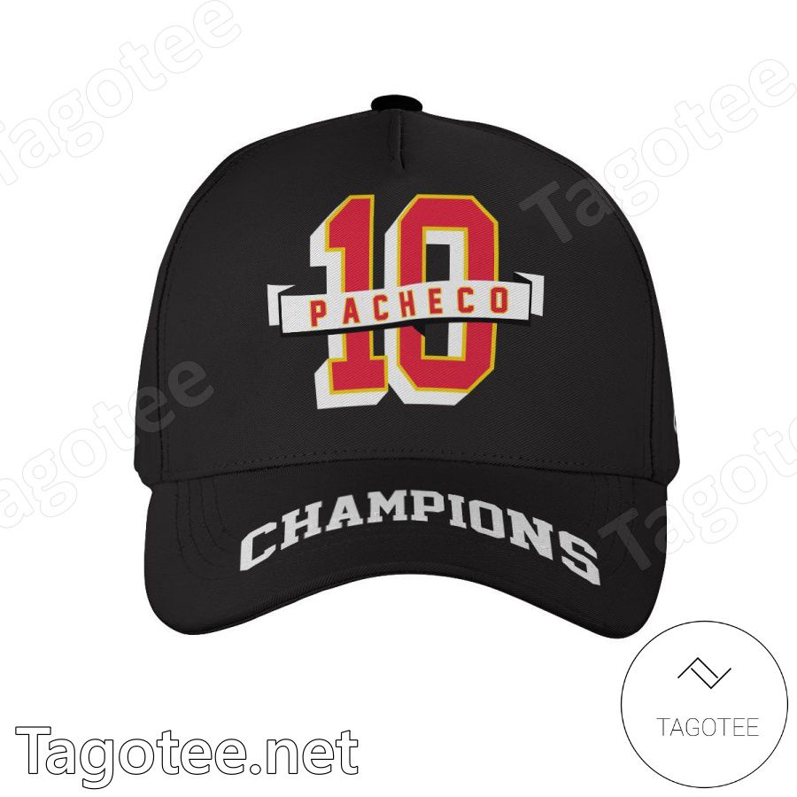 Pacheco 10 Champions Kansas City Chiefs Classic Cap Hat