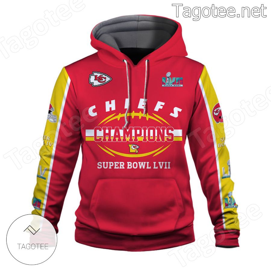 Patrick Fuckin' Mahomes 15 2023 Super Bowl Champions Kansas City Chiefs Fan NFL Hoodie a