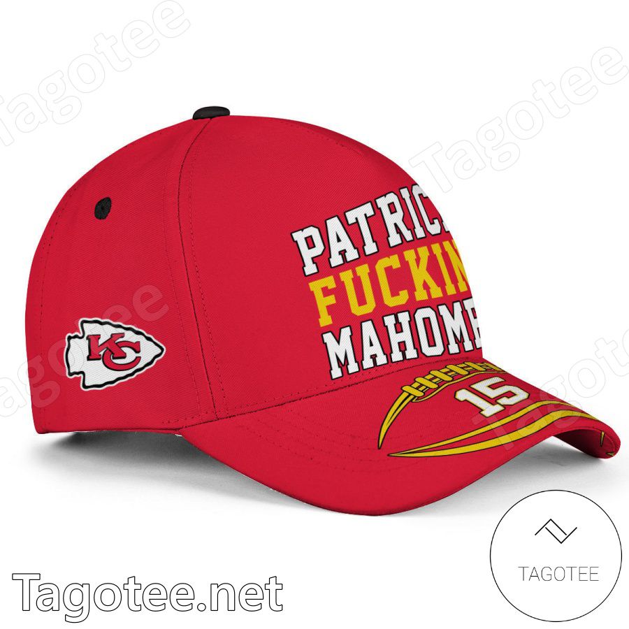 Patrick Fuckin Mahomes 15 Kansas City Chiefs Classic Cap Hat a