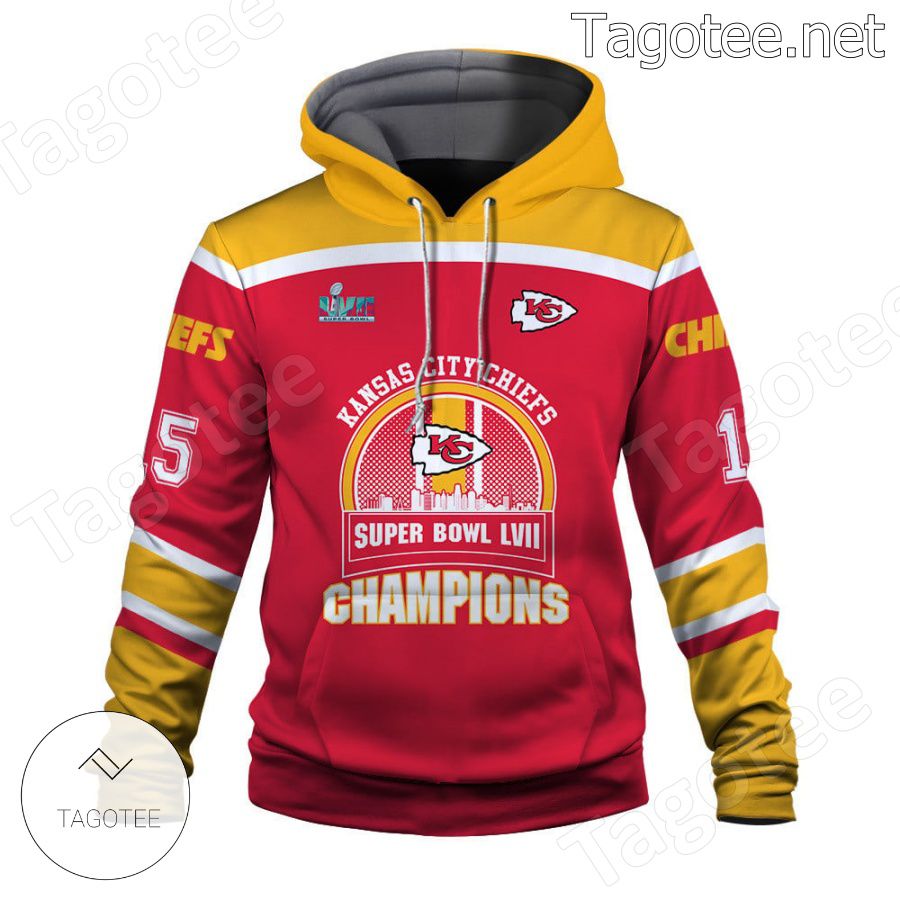 Patrick Mahomes 15 Chiefs Team Kansas City Chiefs Fan NFL Hoodie a